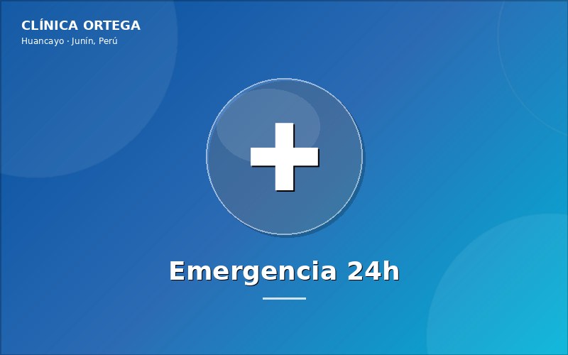 Emergencia en Huancayo - Clínica Ortega